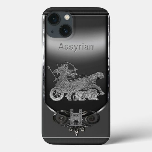 Assyrische Lion Hunter iPhone/iPad case (Achterkant)