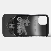 Assyrische Lion Hunter iPhone/iPad case (Achterkant (horizontaal))