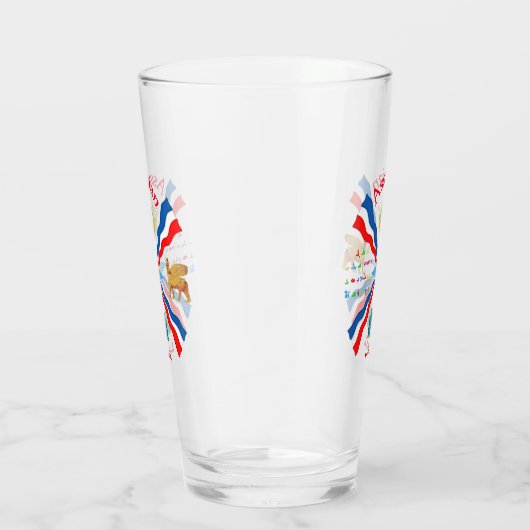 Assyrische natie Glazen Cup (Rechts)