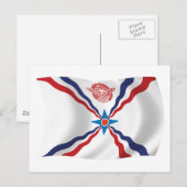 Assyrische Natie Vlag Postkaart (Voorkant / Achterkant)