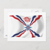 Assyrische Nation Flag Briefkaart (Voorkant / Achterkant)