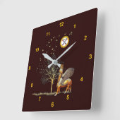 Assyrische Nights Vierkante Klok (Hoek)