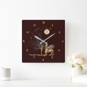 Assyrische Nights Vierkante Klok (Huis)