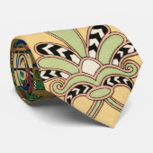 Assyrische retro patroon stropdas (Opgerold)