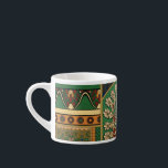 Assyrische retro retro retro retro retro represso espresso kop<br><div class="desc">Assyrisch patroon uit oorspronkelijke editie 1888 L'ornement Polychrome van Albert Racine (1825-1893). Mooi  ontwerp voor uw mok en meer. Geweldig cadeau voor iedereen.</div>