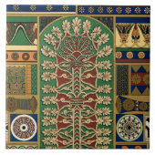 Assyrische retropatroon tegeltje (Voorkant)