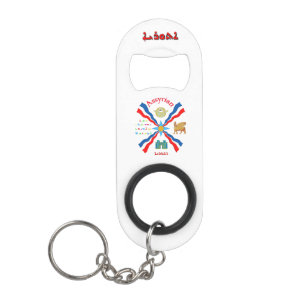 Assyrische roestvrij stalen flesopener mini flessenopener