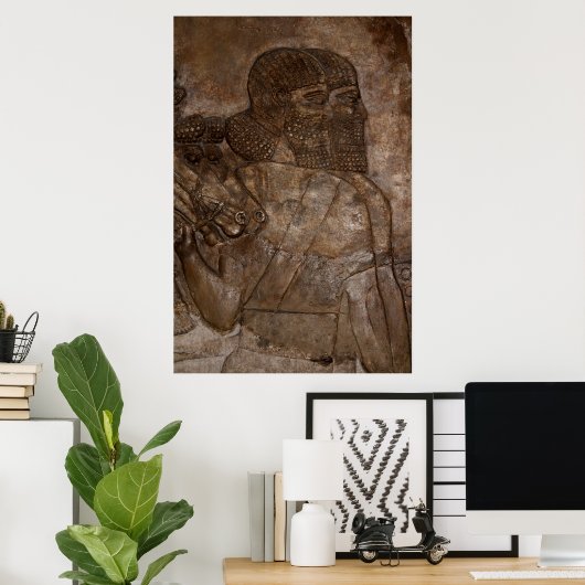 Assyrische soldaten poster (Thuiskantoor)