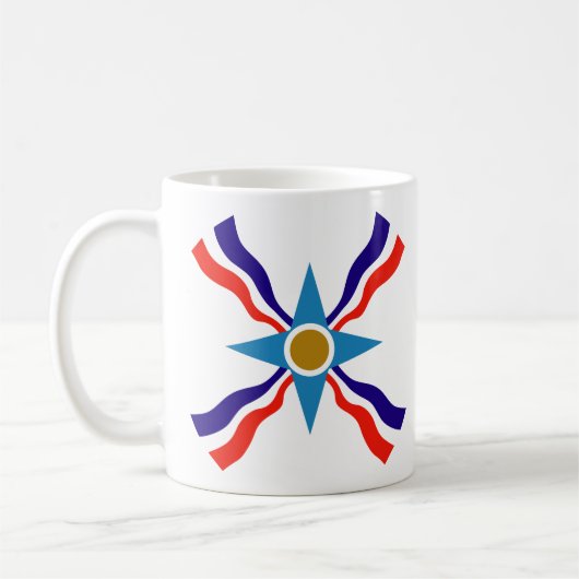 Assyrische vlag - Ata d'Ator Coffee of Tea Mok (Links)