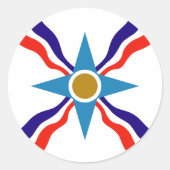 Assyrische vlag - Ata d'Ator Stickers (Voorkant)