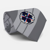 Assyrische vlag halsband stropdas (Opgerold)