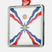 Assyrische Vlag Keramisch Ornament (Links)