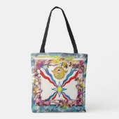 Assyrische vlag tote bag (Achterkant)