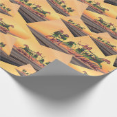 Assyrische Warrior-overslagpapier Cadeaupapier (Hoek)