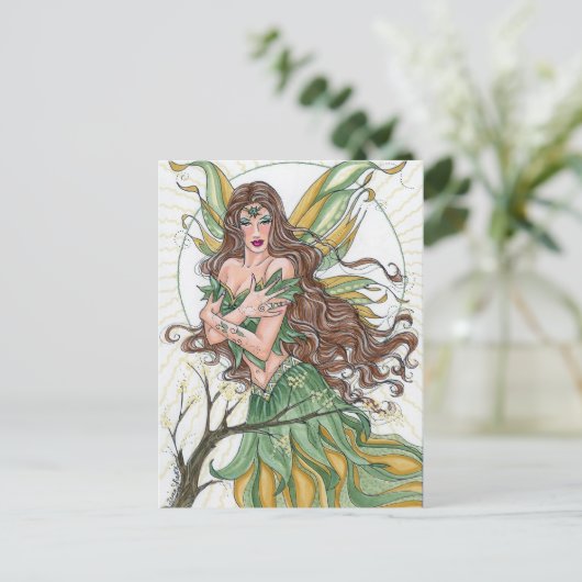    ASTAFairy van Diana S Martin Briefkaart (Staand voorkant)