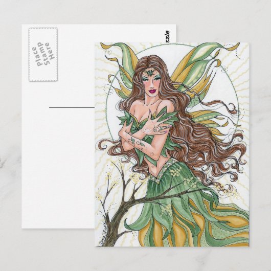    ASTAFairy van Diana S Martin Briefkaart (Voorkant / Achterkant)