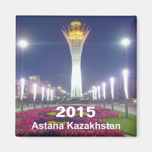 Astana Kazachstan Reizen Koelkast Magneet Verander (Voorkant)