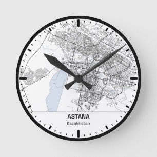 Astana Klok Stad Lijn Kunst