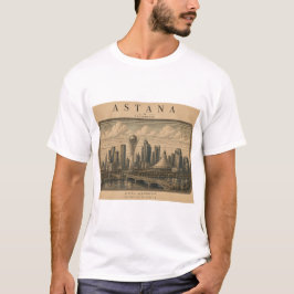 Astana | Vintage Travel City Design T-shirt