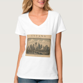 Astana | Vintage Travel City Design T-shirt