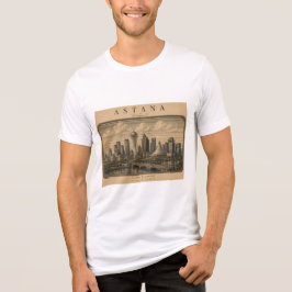 Astana | Vintage Travel City Design Tri-Blend Shirt