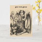 Astaroth De Gekroonde Beest van Luiheid Kaart (Gele Bloem)