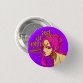 Astaroth Ronde Button 3,2 Cm (Voorkant /achterkant)