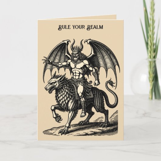 Astaroth’s Quiet Dominion Kaart (Voorkant)