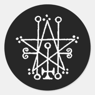 Astaroth Sigil Ronde Sticker