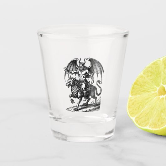 Astaroth's Stille Heerschappij Shot Glas (Voorkant)