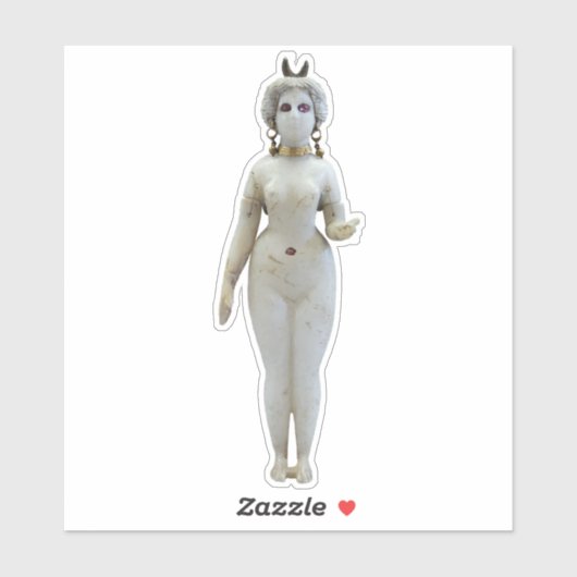 Astarte in Fenicië Sticker (Vel)