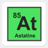 Astatine Sticker (Voorkant)