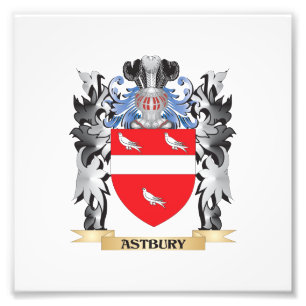 Astbury Coat of Arms - Familiekust Foto Afdruk