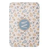 ASTD Leaves RPT PTN BLS Bruin Goud CRM (gepersonal Badmat (Voorkant Verticaal)