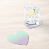 astel, esthetisch en Lila gradiënt ombre Kartonnen Onderzetters (Insitu)