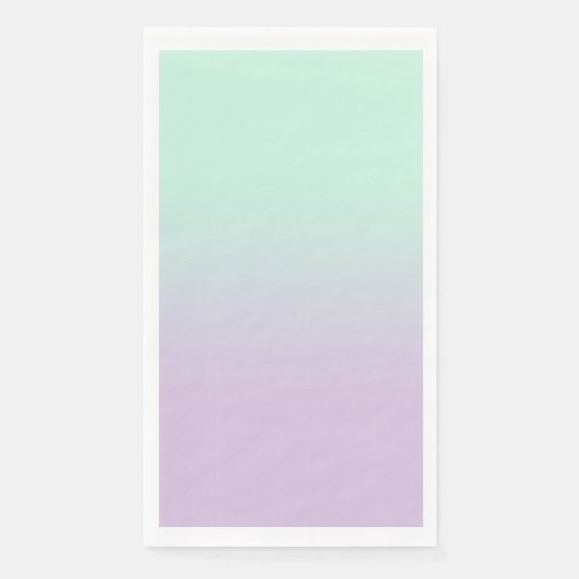 astel, esthetisch en Lila gradiënt ombre Servet (Voorkant)