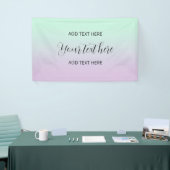 astel, esthetisch en Lila gradiënt ombre Spandoek (Beurs)