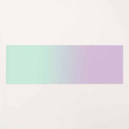 astel, esthetisch en Lila gradiënt ombre Yogamat (Voorkant (horizontaal))