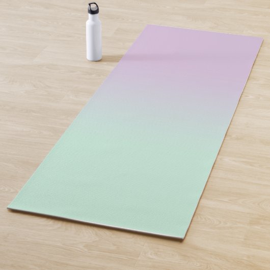 astel, esthetisch en Lila gradiënt ombre Yogamat (In situ)