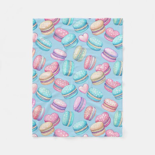 Astel Macaron Kleine Fleece Deken (Voorkant)