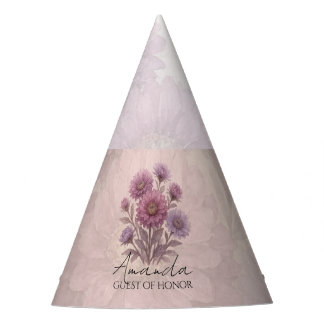 Aster Bloem, Gepersonaliseerde Bloemendecoratie Feesthoedjes
