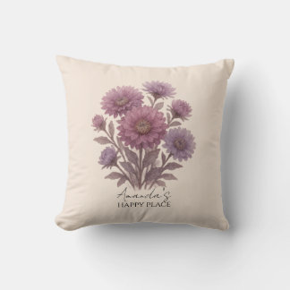 Aster Bloemenkussen, Gepersonaliseerd Kussen