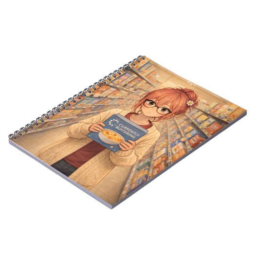Aster™ Currently Buffering Spiral Notebook Cute  Notitieboek (Linkerzijde)