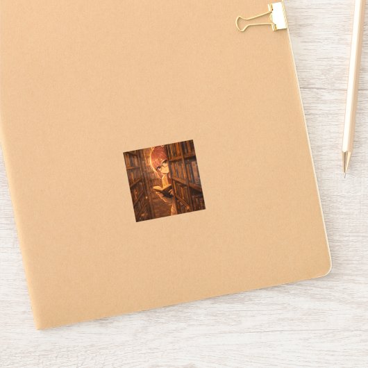 Aster™Custom-Cut Vinyl Sticker  (Notitieboek)