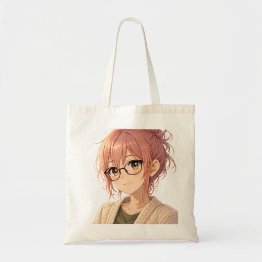 Aster™ Cute Aesthetic Girl Tote Bag Cozy Vibes (Voorkant)