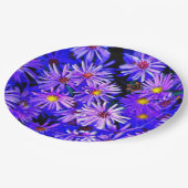 Aster Garden in Full Bloom Papieren Bordje (Gekanteld)