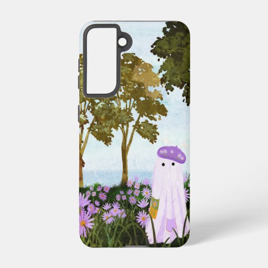 Aster Ghost Samsung Galaxy Hoesje (Achterkant)