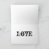 Aster Heart Valentijn Love Romance Neovictorian Feestdagen Kaart (Binnen)