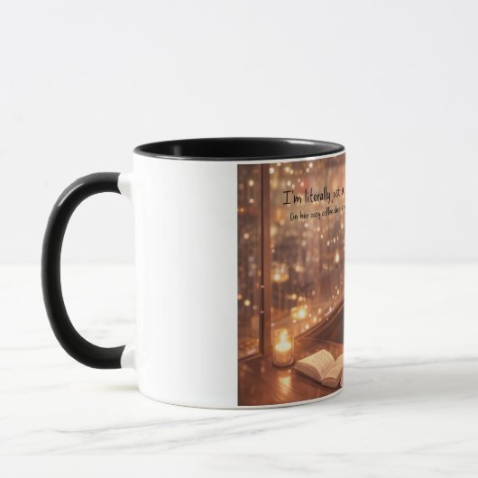 Aster™ I'm Just a Girl Coffee Mug Cute Aesthetic Mok (Links)