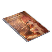 Aster™ I'm Just a Girl Spiral Notebook Cute Aesthe Notitieboek (Rechterzijde)
